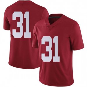 NCAA Youth Alabama Crimson Tide #31 Will Anderson Jr. Stitched College Nike Authentic No Name Crimson Football Jersey YE17P57LM